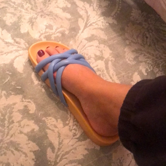 J CREW NIB Leather Padded Strap Sandals - Picture 5 of 6